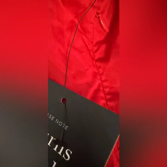 New!! 🌺 TUCKERNUCK Red Mini Delaney Dress S NWT - Picture 8 of 11